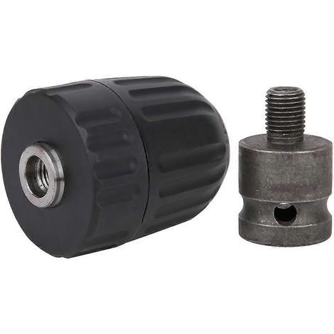 Elektrisches Bohrfutter, handfeste Klemme, Gewindeadapter, Schraubenschlüssel, Umbausatz, Gewindekopf 0,8–10 mm, 3/8–24UN