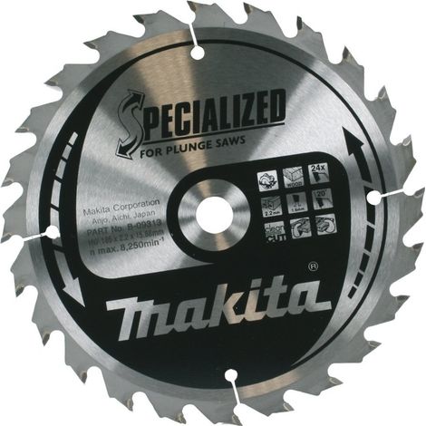 Makita HM-Sägeblatt 185x15,88 mm 24 Zähne B-09313 (1/2)