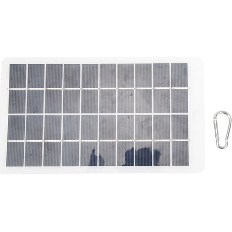 Ortviai Panneau Solaire 4 W 5 V Étanche pour Batteries 3,7–5 V – Silicium Polycristallin, Chargeur Portable