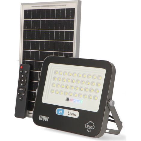 Projecteur LED Solaire Milan 100W 6000K - Ledme - LM6503 (1/4)
