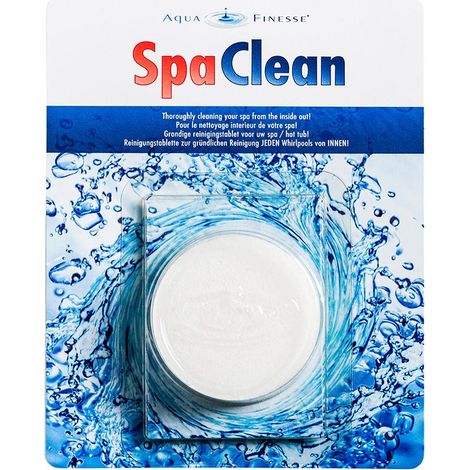 Pastille de nettoyage pour spa – Élimine biofilm et calcaire – Entretien facile – Pour spa et conduites – Aquafinesse