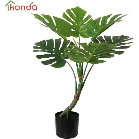 4 x C PIANTA MONSTERA ARTIFICIALE  80 CM
