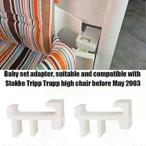 ABS-Babystuhl-Set-Adapter kompatibel mit Stokke Tripp Trapp Hochstuhl vor 2003 (1/4)