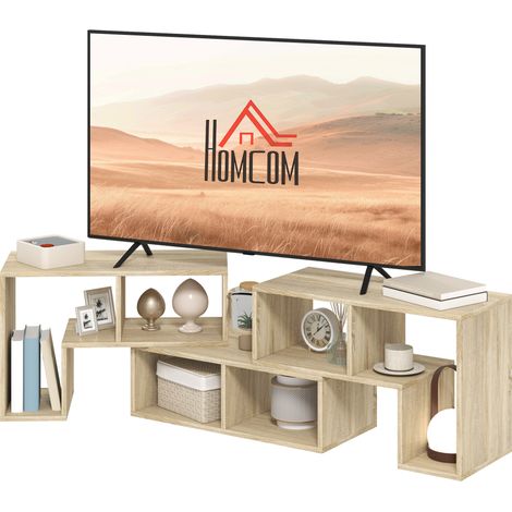 Three-Block Modular TV St- Grey Wood-Effect (1/5)