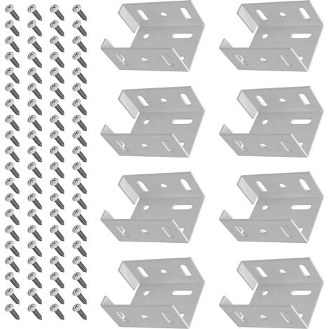 de clôture robuste en alliage d aluminium 8 pièces avec vis