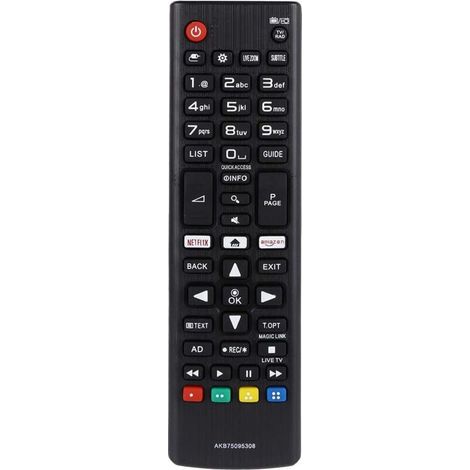 Applicable Remplacement telecommande LG pour telecommande LG Smart TV pour L g Universelle TV avec Boutons Netfllx Amzen (1/4)