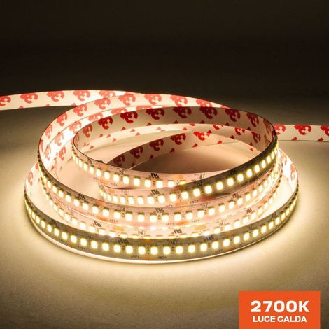 Striscia Led Serie H.E. 96W 12.500lm 24V IP65 PCB 10.5mm Bobina da 1050 SMD 2835 - Calda 2700K (1/4)