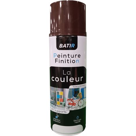 Vernice spray lucida 400ml, cioccolato, RAL 8017