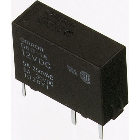 Omron G6D-1A-ASI 24DC Relais pour circuits imprimés 24 V/DC 5 A 1 NO (T) 1 pc(s)