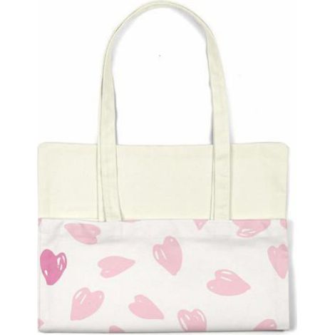 Sac Shopping Tote - Coton Réutilisable 34x40 Cm - Anses Longues 30 Cm - Pour Courses Épicerie Supermarché - 1 Pièce (1/4)