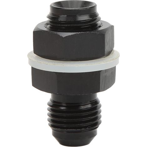 Brennstoffzellenanschluss mit PTFE-Dichtung, schwarz eloxierter Anschluss aus 6061-T6-Legierung für die meisten AN6-Flüssigkeiten (1/5)