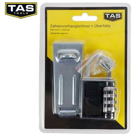TAS Zahlenvorhangschloss Überfalle Sicherheit Türen Tor Schuppen Garage Schrank