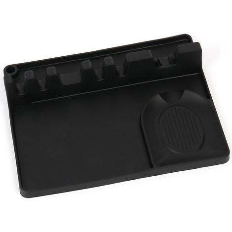 Bardusch-Ensemble de repose-cuillère en silicone, porte-cuillère pour cuisinière/dessus de table, repose-ustensiles en silicone de qualité alimentaire avec tampon anti-goutte (1/5)
