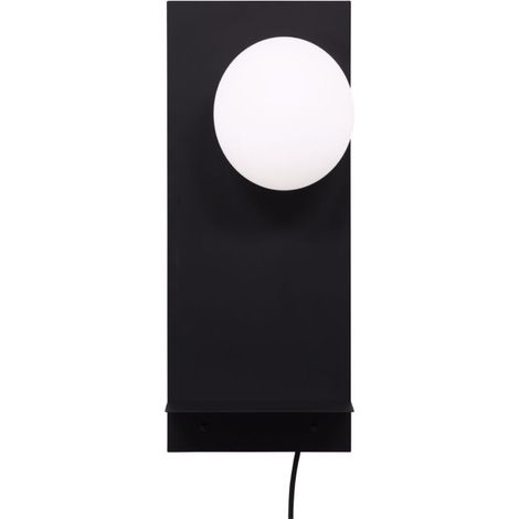 Applique Murale Déco "Troyes" 45cm Noir (1/5)