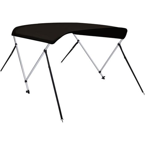 Store Banne - Auvent bimini à 2 arceaux noir 150x120x110 cm fr10494 - Maison La Vie (1/5)