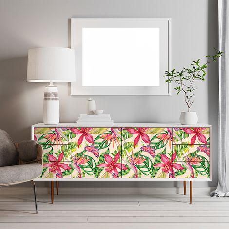 Sticker meuble tropical adisak 60 x 90 cm (1/5)