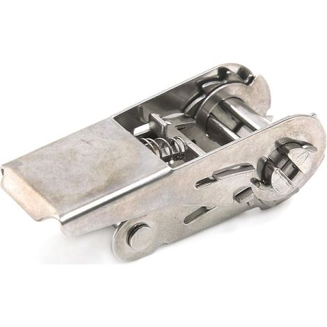 sourcing map Boucle Cliquet Argent 1pc Pour Sangle Arrimage 25mm  Couleur Argent, Utilisé Pour Remorquage, Dollys, Transporteurs Auto, Remplacement De Vieux Cliquets (1/5)
