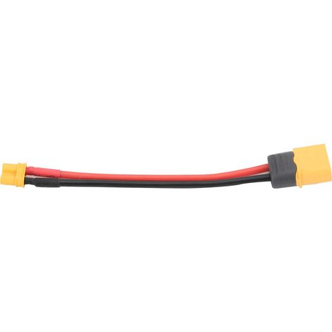 10 cm langes Adapterkabel mit XT60-Stecker auf XT30-Buchse (16 AWG) für RC-LiPo-Akkus (1/5)