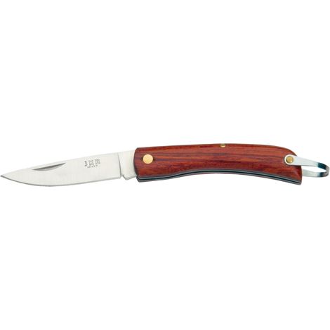 Couteau de poche JKR avec mango en bois et lame de 6,8 cm en satin, JKR126