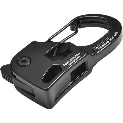 Boucle de tension automatique en alliage d'aluminium pour cordes de tente et auvent de camping, avec système de verrouillage automatique. (1/5)