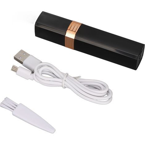 Épilation visage femme tondeuse électrique lèvres stick portable rasoir forme nettoyant câble USB maquillage féminin (1/5)