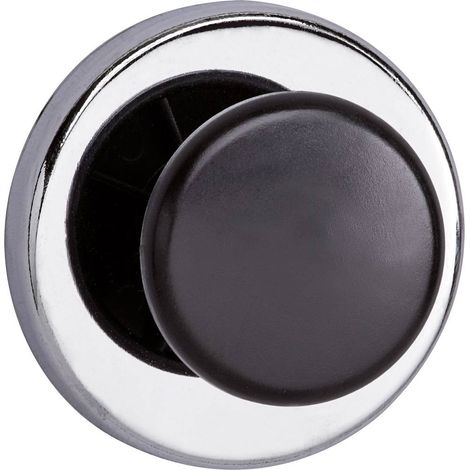 Aimant permanent puissant 67 mm – Force d'adhérence 12 kg – Pour surfaces métalliques – Boîtier en acier, bouton en plastique stable – Maul