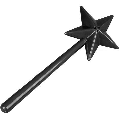 Baguette à sel et poivre en ABS, 3 trous, rechargeable, pour épices, accessoires de cuisine (noir) - Idéale pour Halloween et Noël (1/5)