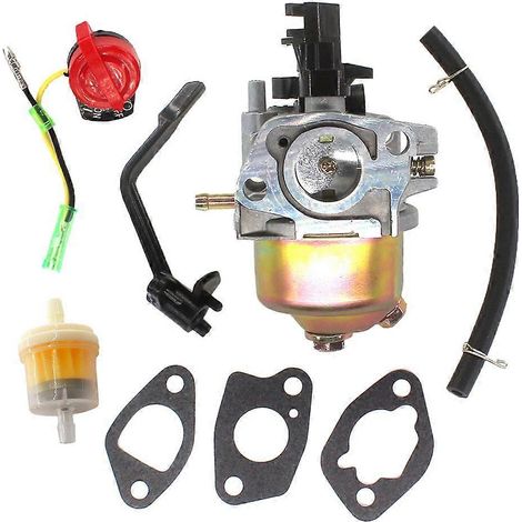 Carburateur pour générateur BlackMax BM903600 090930292 925291 208 cm³ 3600 W 4500 W, compatible avec joint et filtre à carburant 16100-Z530710 (1/5)
