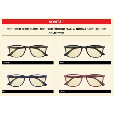 Occhiali da Lettura El Charro mod. DAKOTA – ROSSO - diottrie +3,5 (1/5)