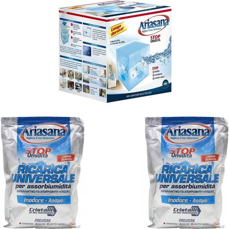 Ariasana Deumidificatore Kit Maxi Classic 900 Gr Assorbi Umidita' Inodore Henkel (1/4)