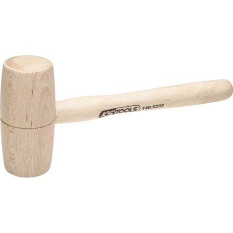 Mazas de madera de 100 g - cabeza Ø40 mm (1/2)