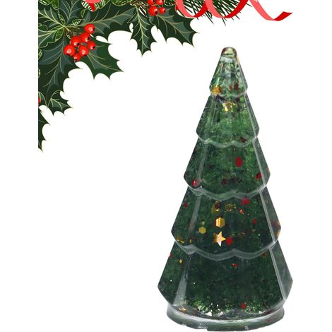 2 Weihnachtsbäume als festlicher Tischschmuck (1/5)