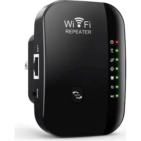 Nouveau 300M bun amplificateur de signal sans fil transmetteur d\'extension de réseau AP booster répéteur (noir) (1/5)