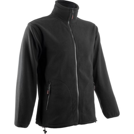 Chubasquero de trabajo de felpa POLAR - Negro M - 44/46 (1/2)