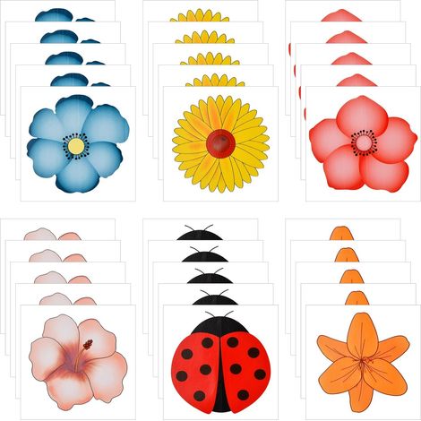 30 Pièces Piège à Mouches, Autocollants Anti-Mouches, Autocollant de Fenêtre Piège à Mouches Non Toxique et sans Goût, Piège à Mouches d'intérieur pour Fenêtre Cuisine (1/5)