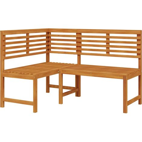 Maison Exclusive - Garten-Eckbank 140 cm Massivholz Akazie (1/5)