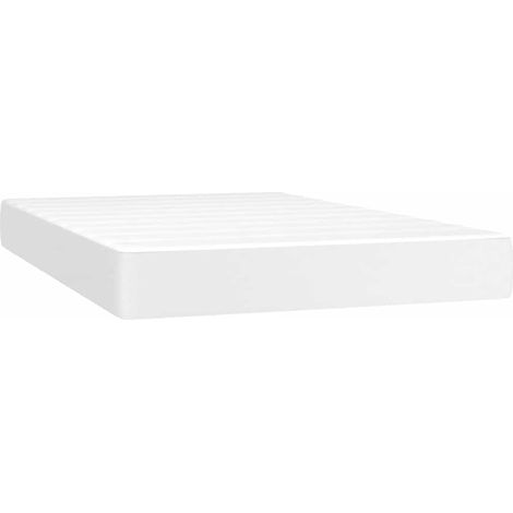 Maison Exclusive - Materasso a Molle Insacchettate Rigidità Media Bianco 120x200x20 cm in Similpelle (1/5)