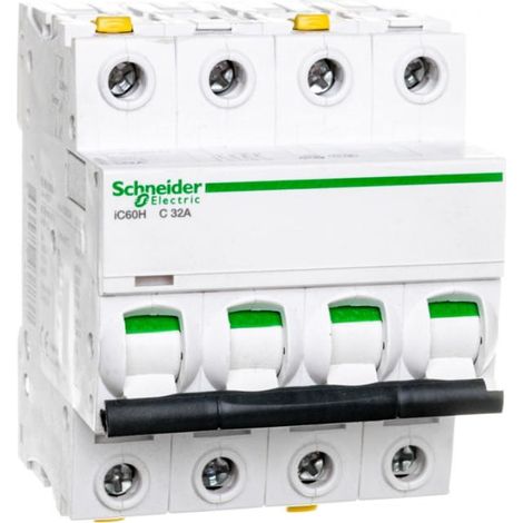 Interruptor automático 4P C 32A 10kA CA iC60H-C32-4 Acti9 A9F07432