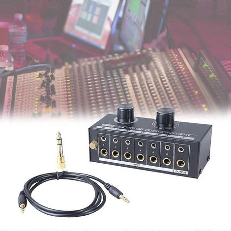 Sélecteur de source de signal, commutateur stéréo 6 voies (1/4)