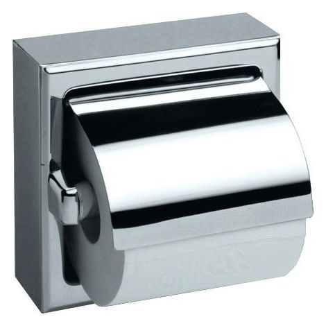 MEDICLINICS AI0310C Portarollos con tapa Acero Brillo - ref: AI0310C (1/2)