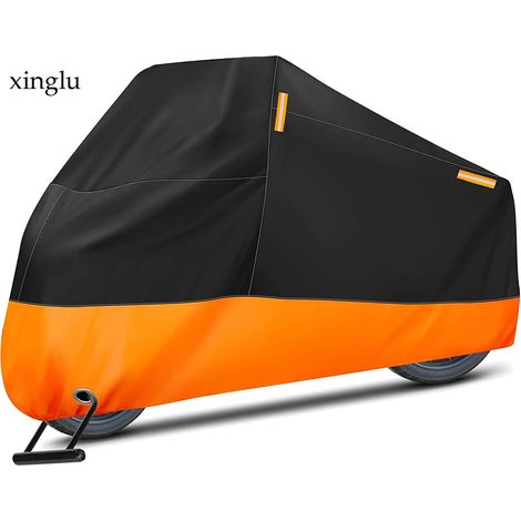 ZOLGINAH Funda Protectora para Bicicleta, Funda Impermeable para Bicicleta de Exterior de Poliéster Oxford 210D de Alta Calidad Protección UV Anti Lluvia Nieve Polvo para Bicicleta de Carretera Motoci (1/5)
