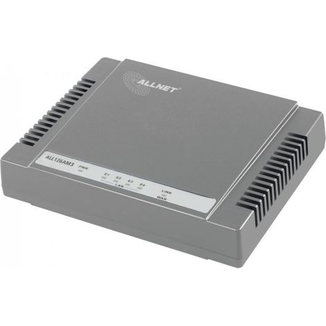 Allnet ALL126AM3, Módem VDSL2 Master CO, Conmutador Ethernet 10/100 de 4 puertos hasta 100Mbps
