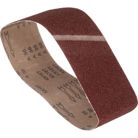 Bande Abrasive 76mm x 610mm 36 Grain Alumine Oxyde Papier Abrasif (1/5)