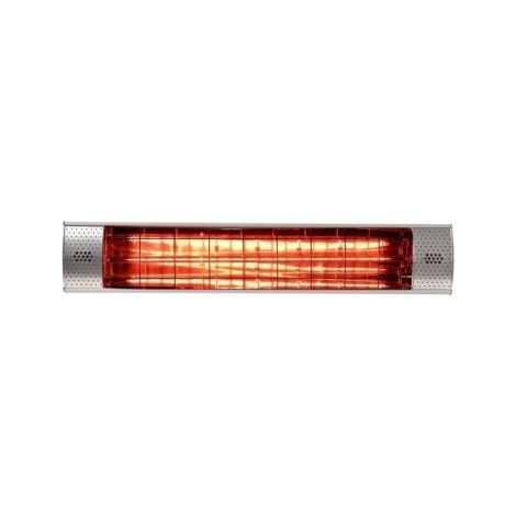 Calefactor Electrico 2000W Ip55 Halogeno Terraz Pared Natuur