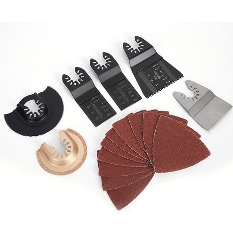 Ensemble de 16 lames de scie et disques de coupe pour le travail du bois, accessoires multifonctionnels pour le travail du bois et l'outillage électrique (1/5)