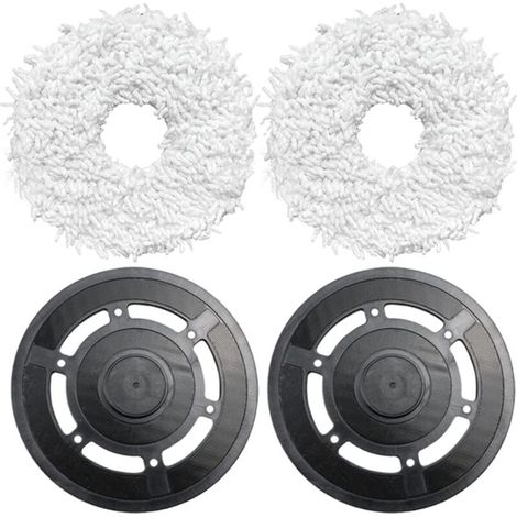 Supporto per mocio con panno per la pulizia per Ecovacs Deebot X1 Omni/Turbo – 2 supporti + 2 panni (1/4)