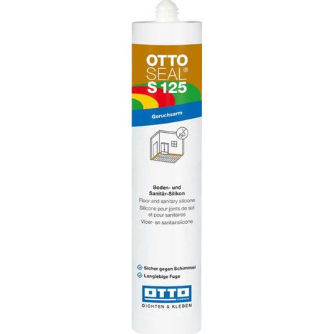 OTTOSEAL S125 geruchsarmes Boden- und Sanitärsilikon 310ml C7111 matt buche