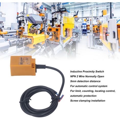 Interrupteur de proximité inductif NPN 2 fils normalement ouvert Détection 5mm 10‑36VDC (1/5)
