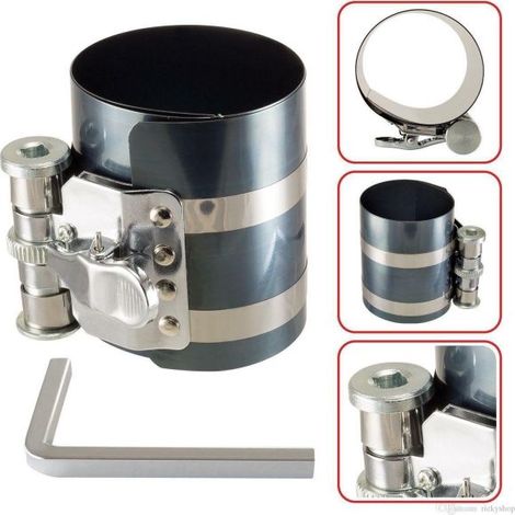 COMPRIMI STRINGI FASCE ELASTICHE PER SEGMENTI PISTONI CILINDRI 90-175 mm 3