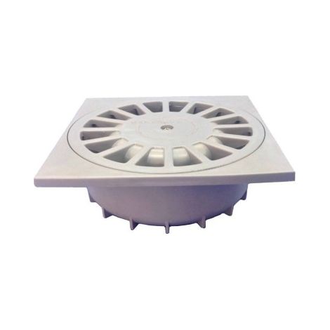 Sumidero evac camp 25x25cmØ110-90 vert pvc gr t88 hidrot